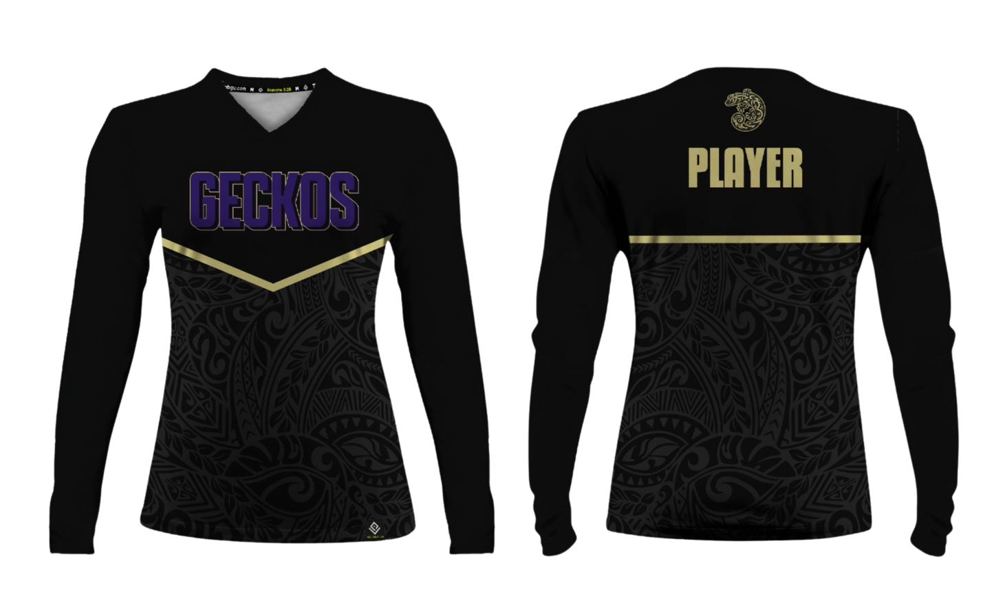 GWHS WRESTLING Sublimated Women's Long Sleeve (Tribal Design)