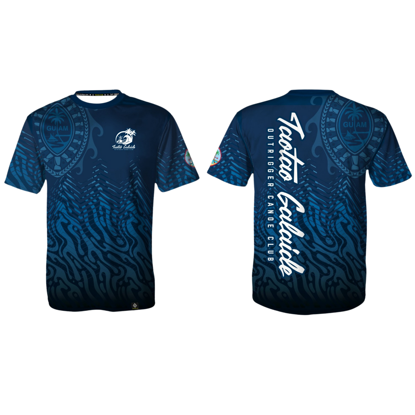 TAOTAO GALAIDE OUTRIGGER CANOE CLUB Sublimated Men's T-shirt (Navy Blue)