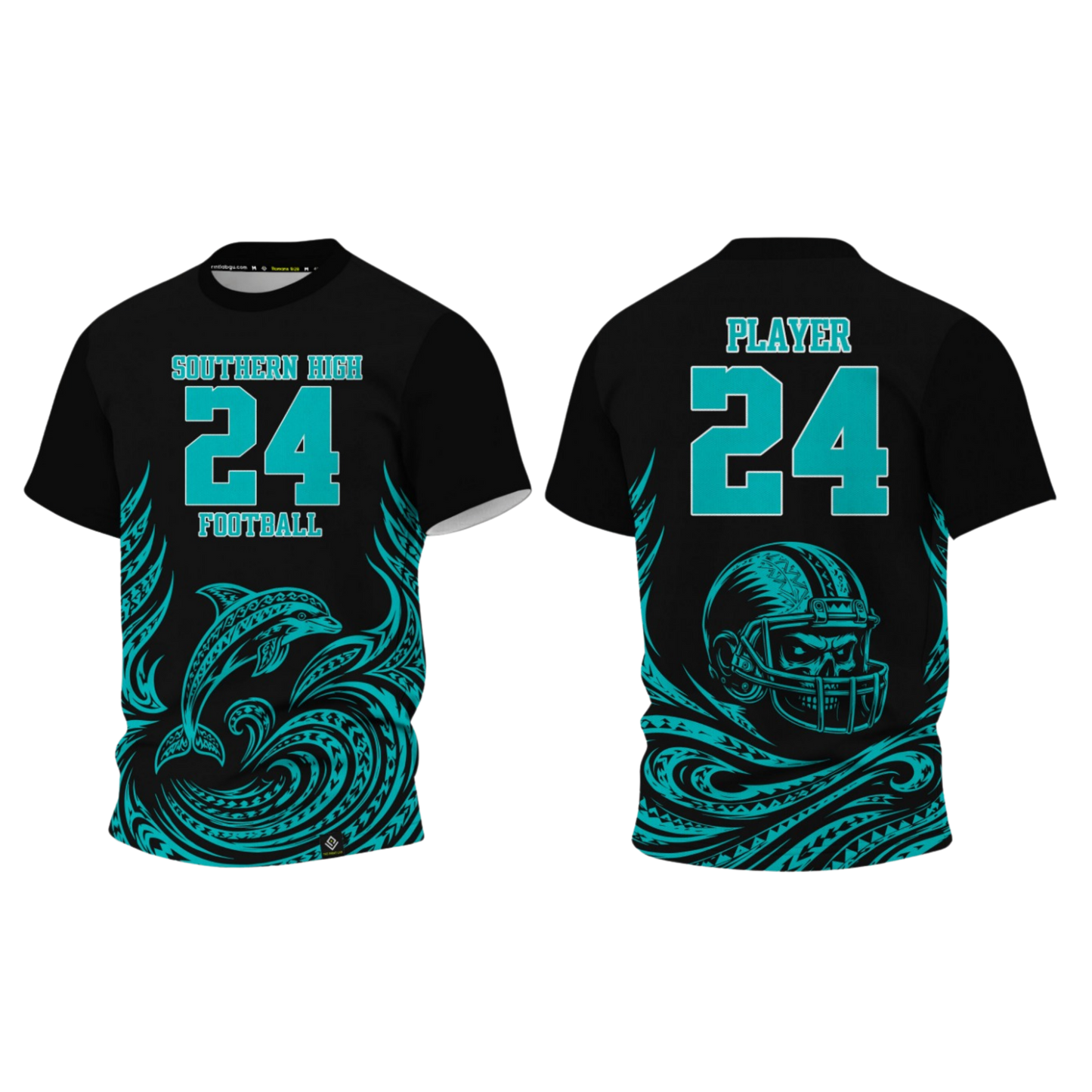 SOUTHERN HIGH FOOTBALL Sublimated Men's T-shirt (Black)