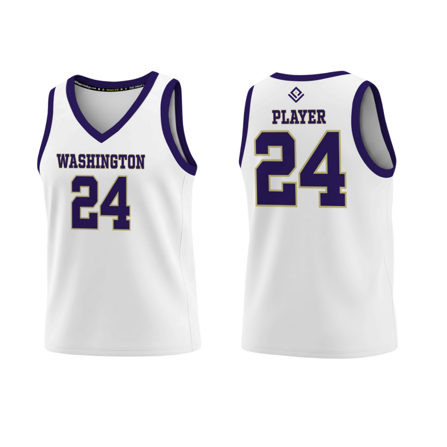 GW FOOTBALL Sublimated Men's Tank Top (White)