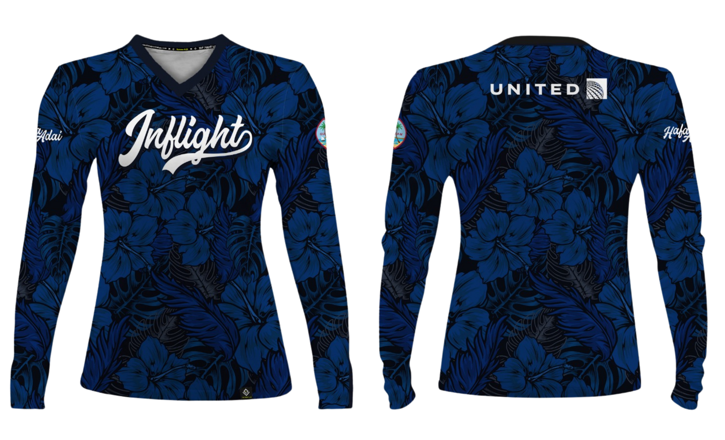 UNITED INFLIGHT Sublimated Women's Long Sleeve