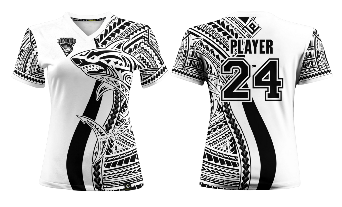 SSHS RUGBY Sublimated Women's T-shirt (White)