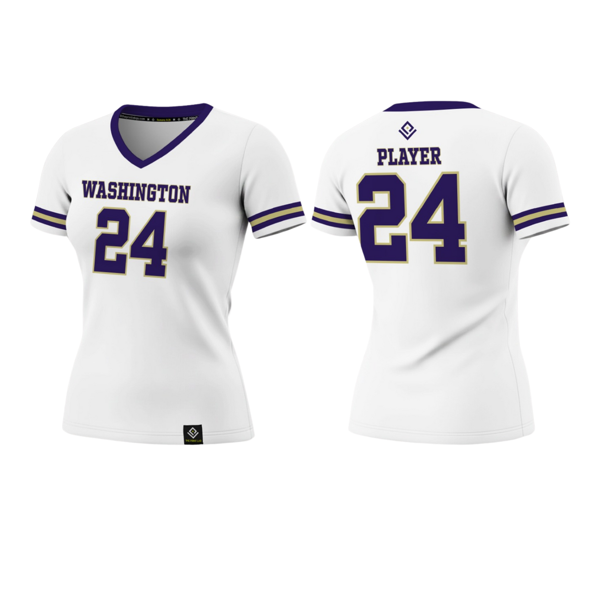 GW FOOTBALL Sublimated Women's T-shirt (White)