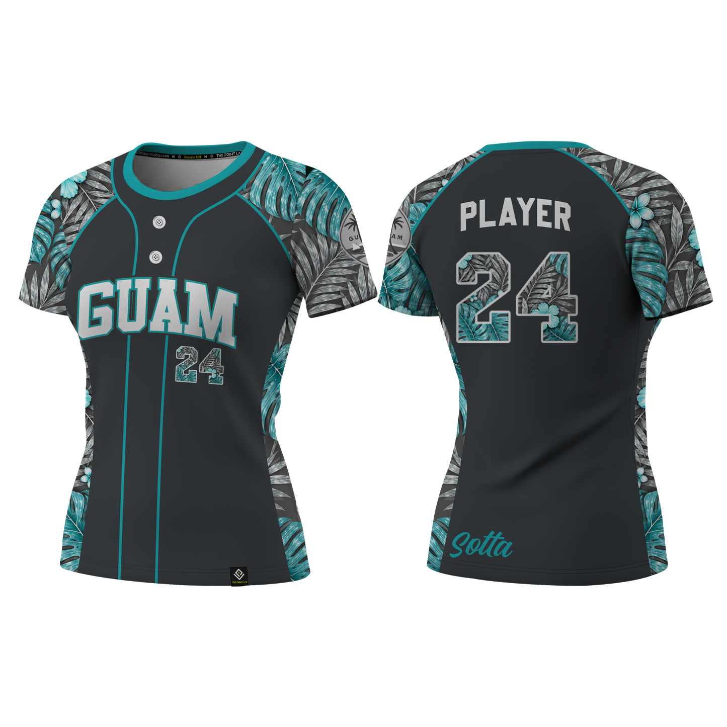SOTTA SOFTBALL Sublimated Women's T-shirt (Gray)
