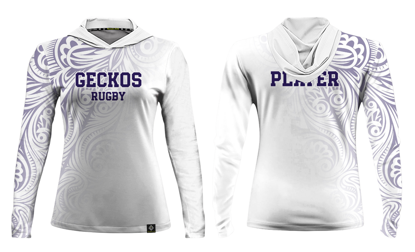 GWHS GIRLS RUGBY Sublimated Women's Long Sleeve with Hood