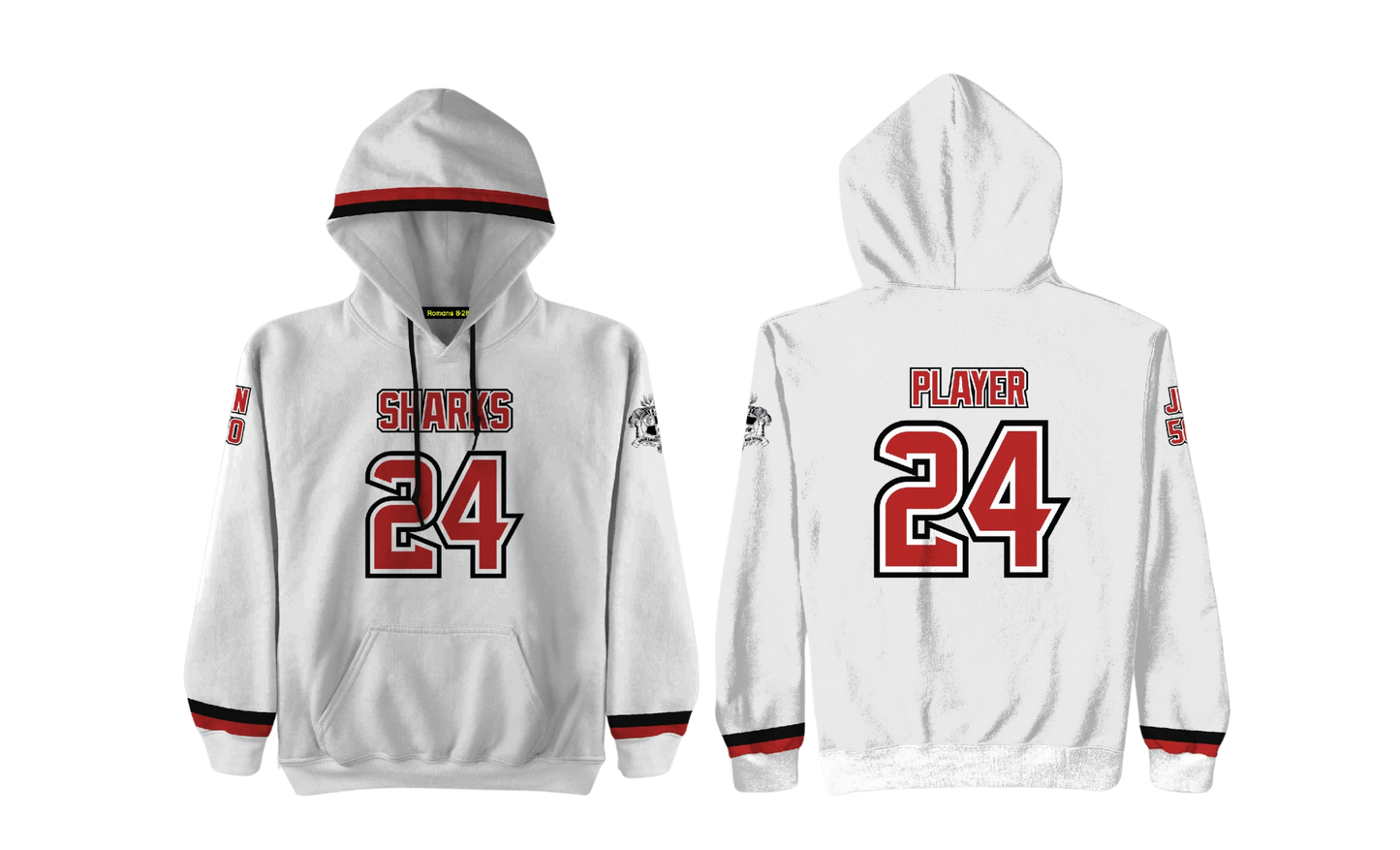 SIMON SANCHEZ FOOTBALL Sublimated Pull Over Hoodie (Hybrid)