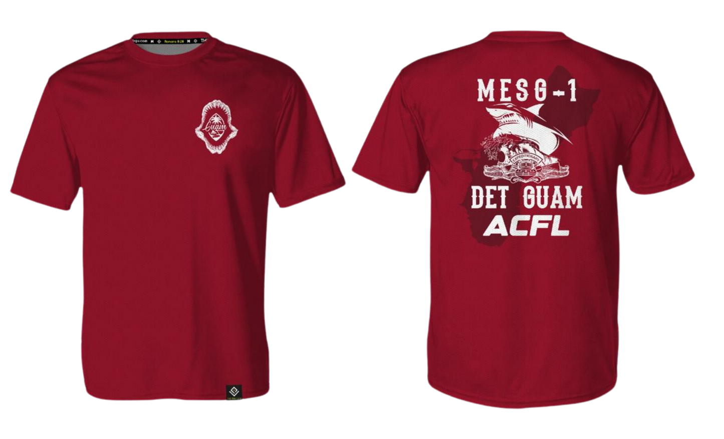 MESG -1 COMMAND FITNESS LEADER Sublimated Men's T-shirt (Red)