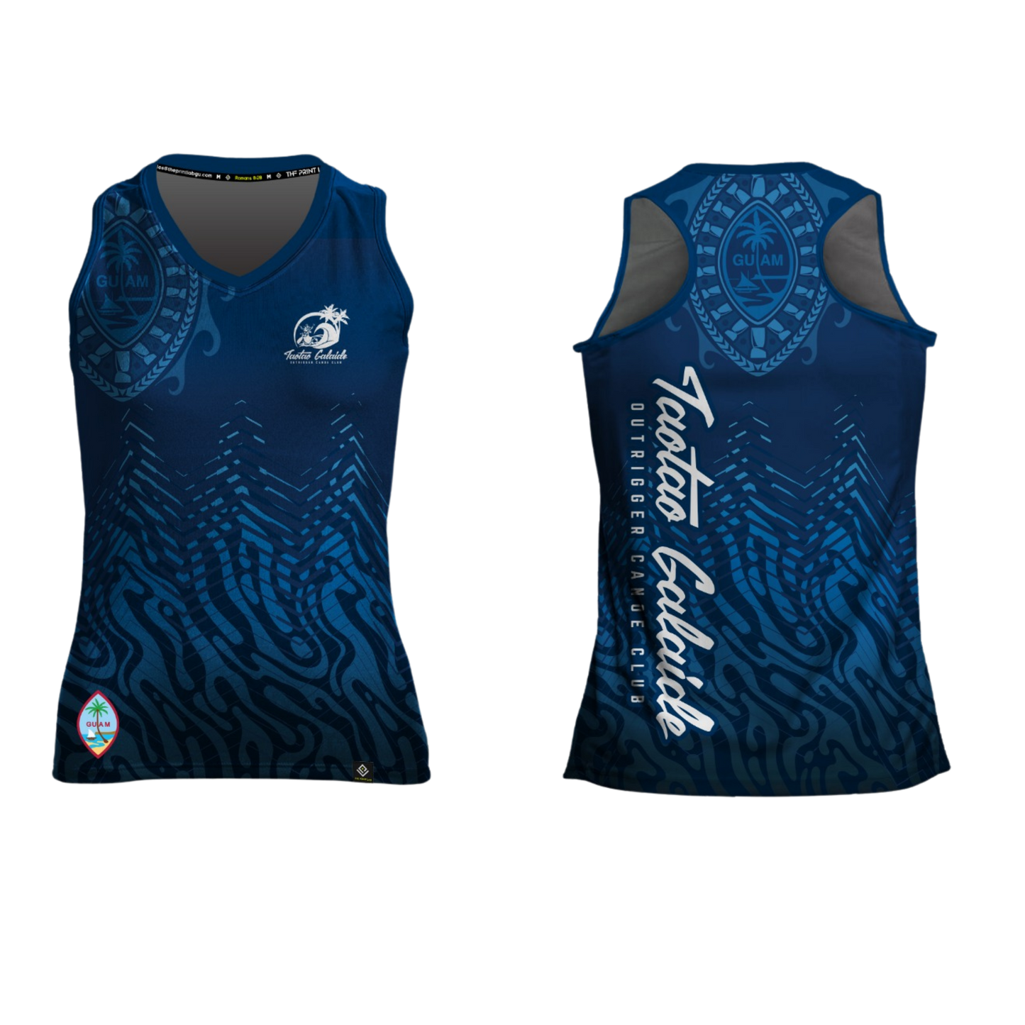 TAOTAO GALAIDE OUTRIGGER CANOE CLUB Sublimated Women's Racer Back