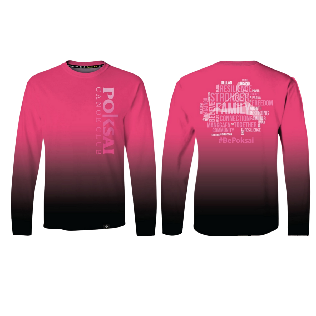 POKSAI CANAOE Sublimated Men's Long Sleeve