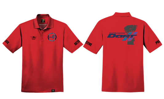 DOMESTIC ASSAULT Sublimated Men's Polo Shirt (Red)