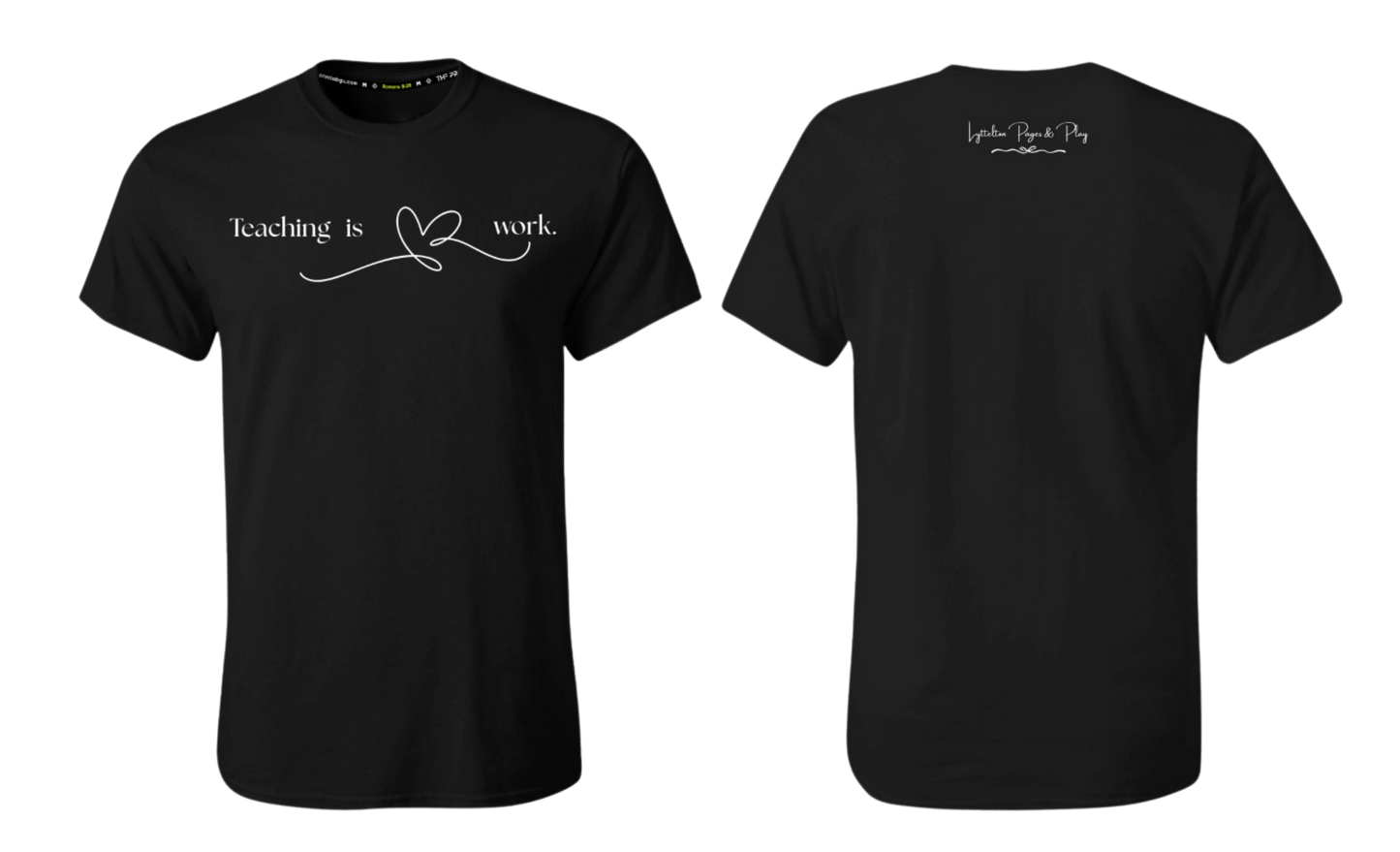 LYTELLTON PAGES & PLAY Screen Print T-shirt (Teaching - Black)