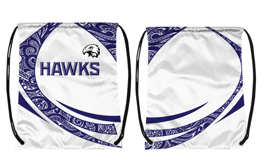 FBLG HAWKS RUGBY Sublimated Utility String Bag