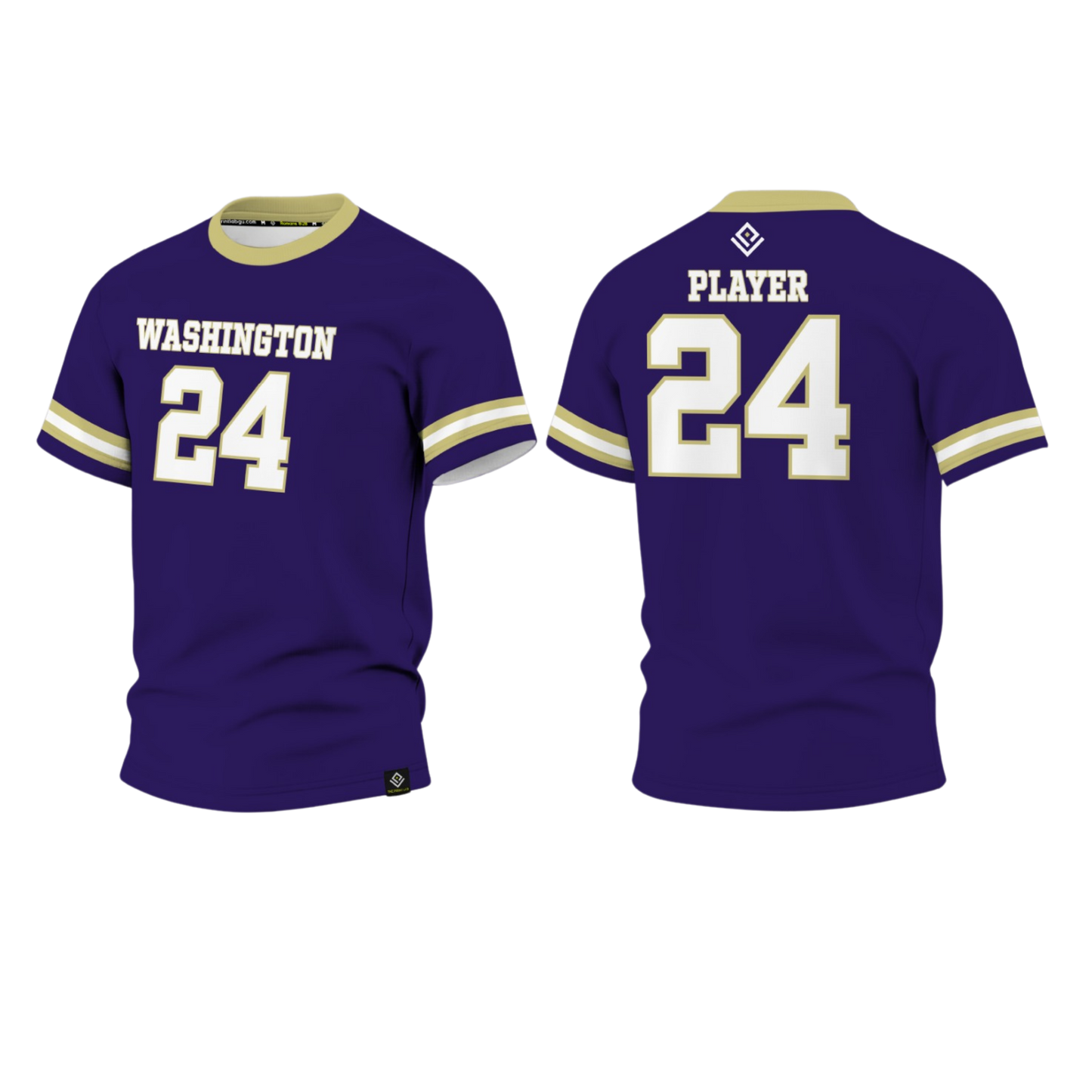 GW FOOTBALL Sublimated Men's T-shirt (Purple)