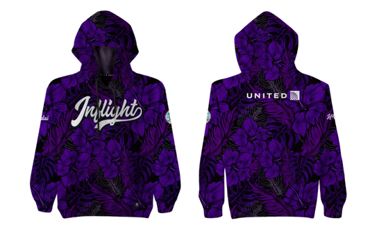 UNITED INFLIGHT Sublimated Men's Pullover Hoodie Jacket