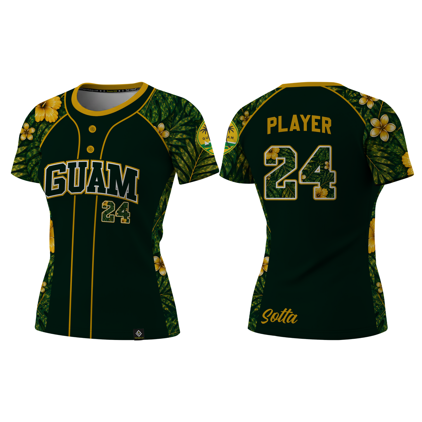 SOTTA SOFTBALL Sublimated Women's T-shirt (Green)