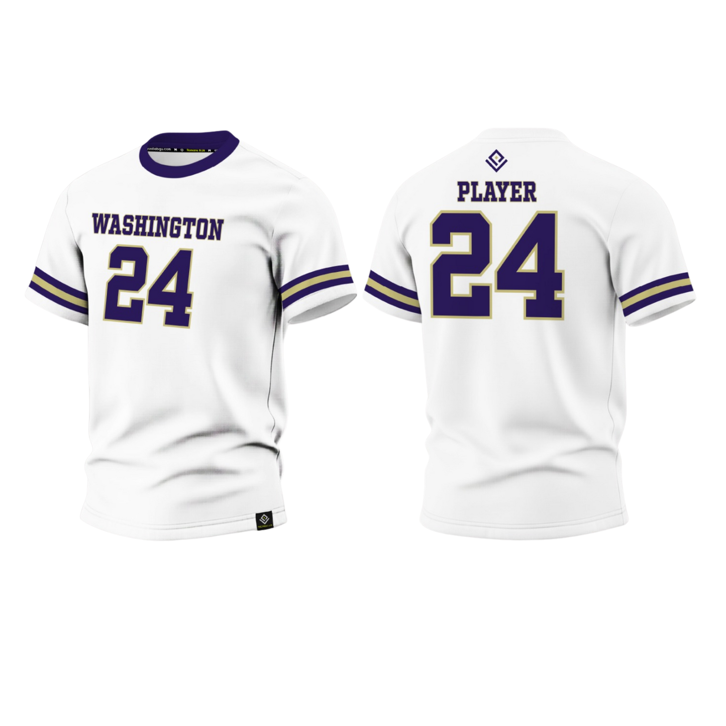GW FOOTBALL Sublimated Men's T-shirt (White)