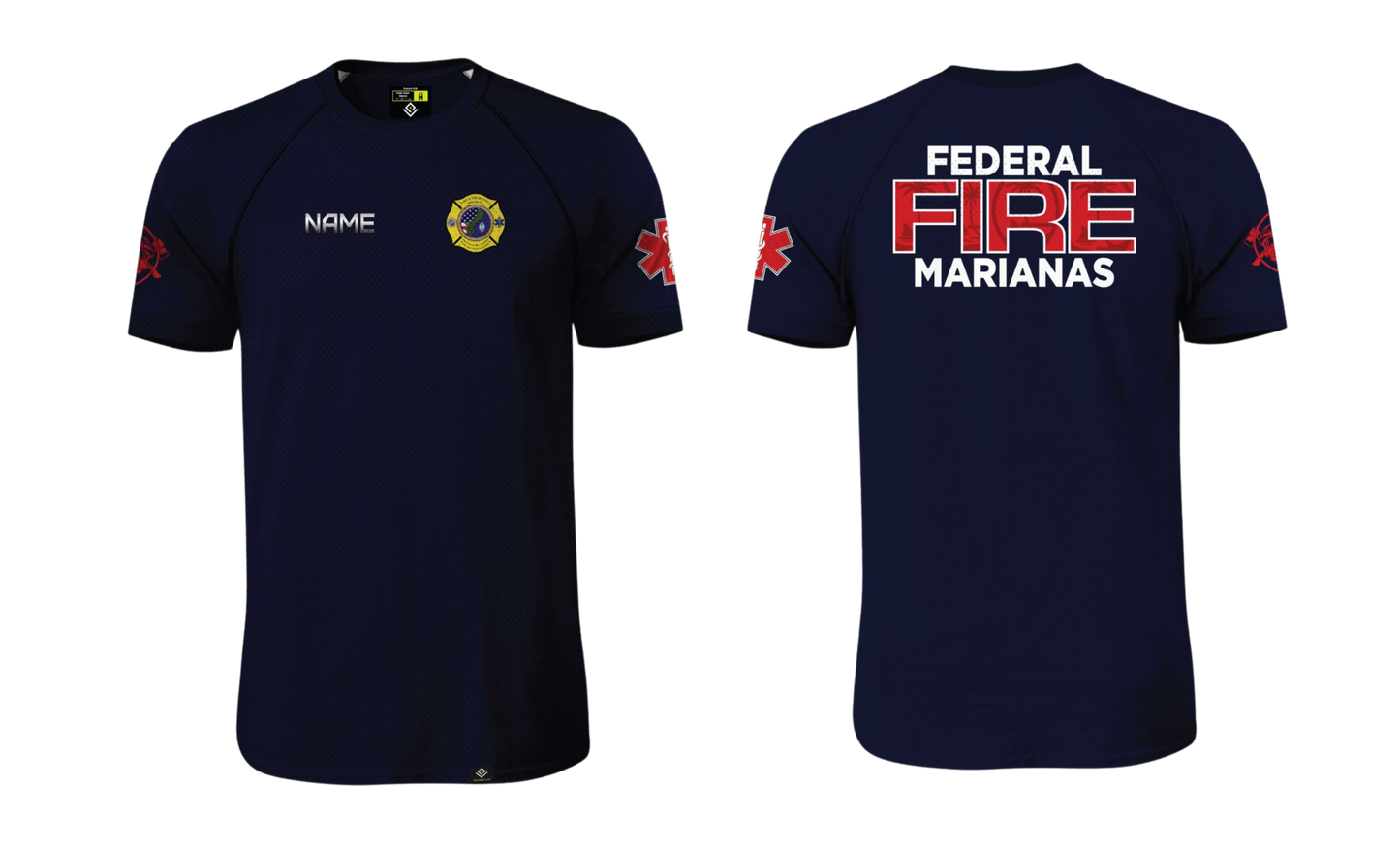 FEDERAL FIRE MARIANAS Sublimated Raglan T-shirt (Name Only)