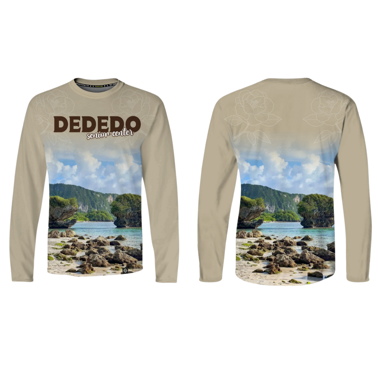 DEDEDO Sublimated Long Sleeve - Senior Center (Beige)