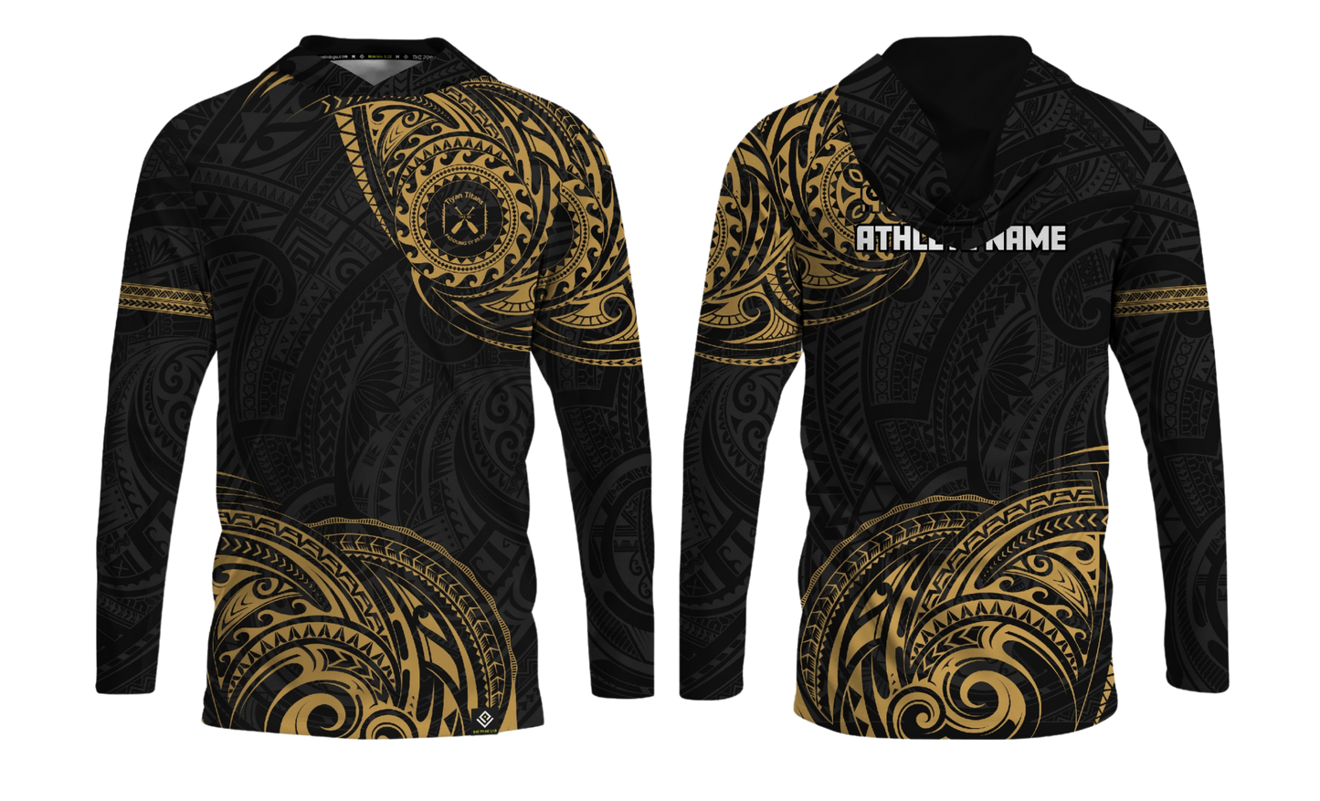TIYAN HIGHSCHOOL PADDLING TEAM - Sublimated Men's Long Sleeve with Hood