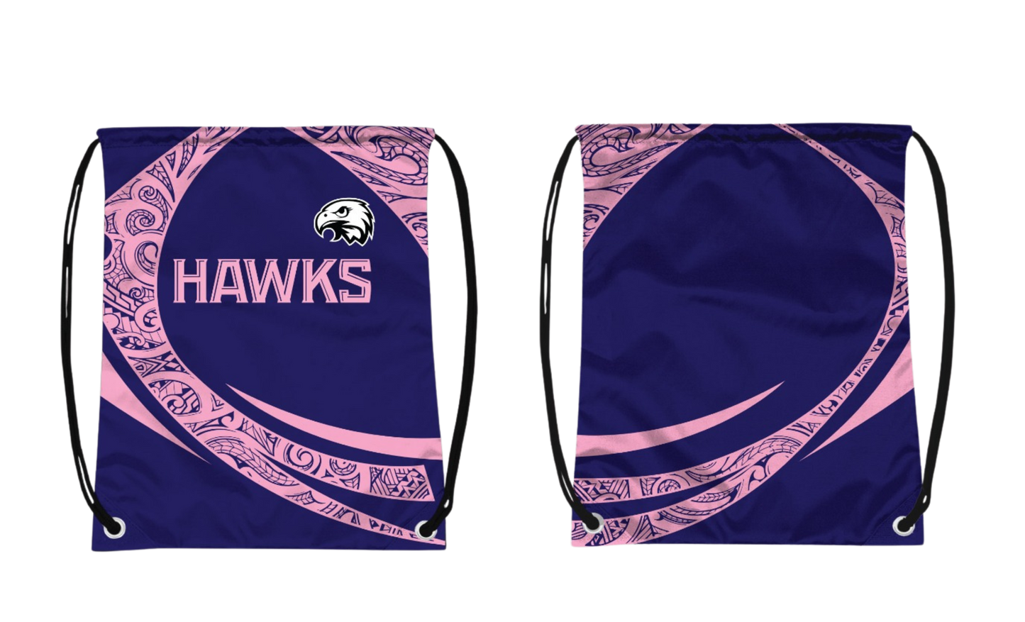 FBLG HAWKS RUGBY Sublimated Utility String Bag