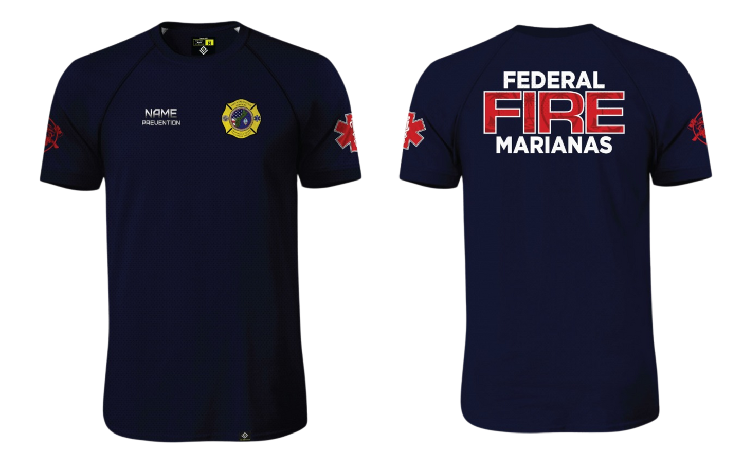 FEDERAL FIRE MARIANAS Sublimated Raglan T-shirt (PREVENTION)