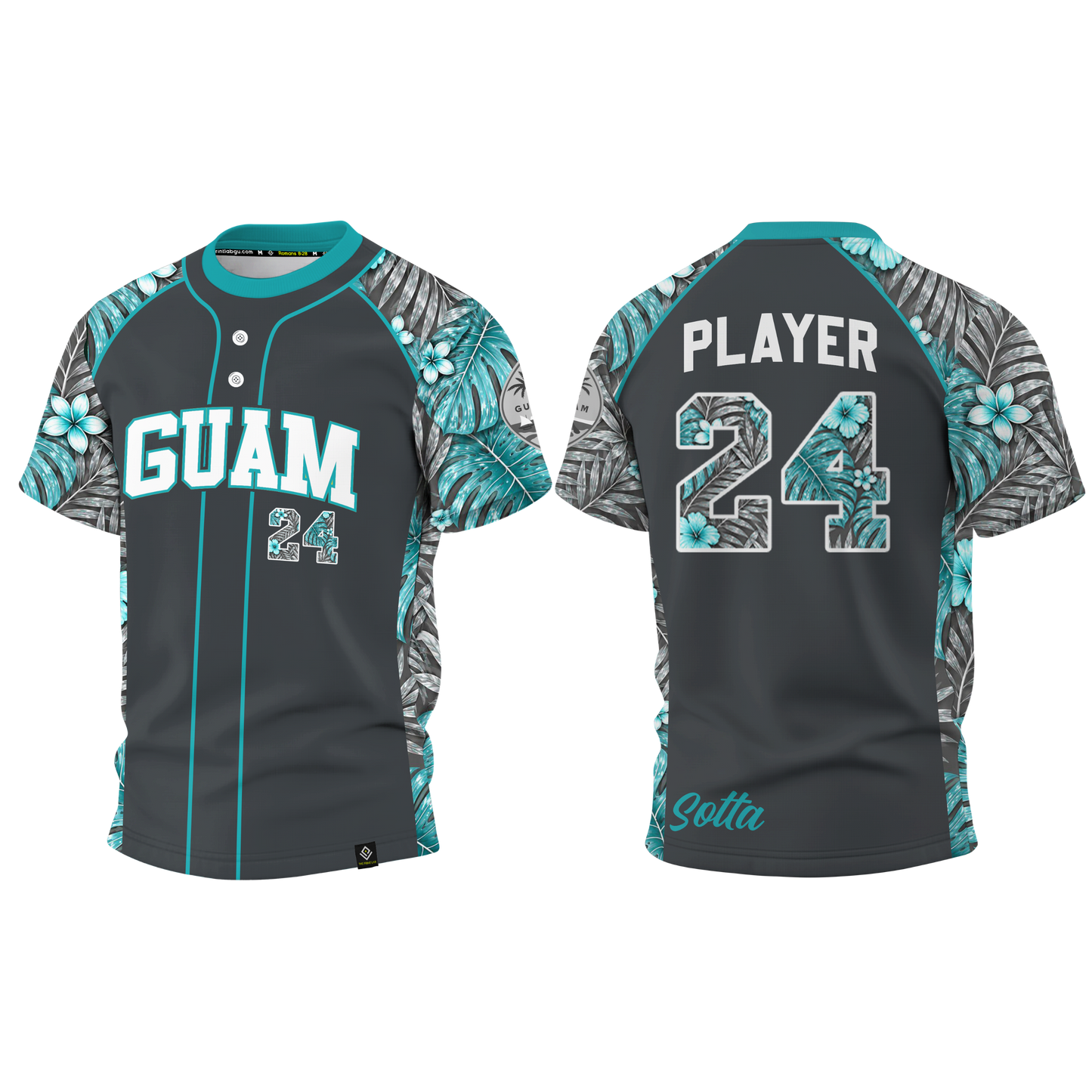 SOTTA SOFTBALL Sublimated Men's T-shirt (Gray)