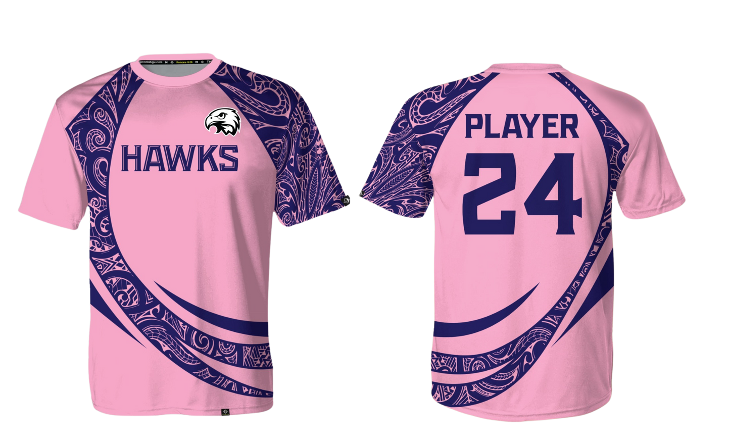 FBLG HAWKS RUGBY Sublimated Men's T-shirt