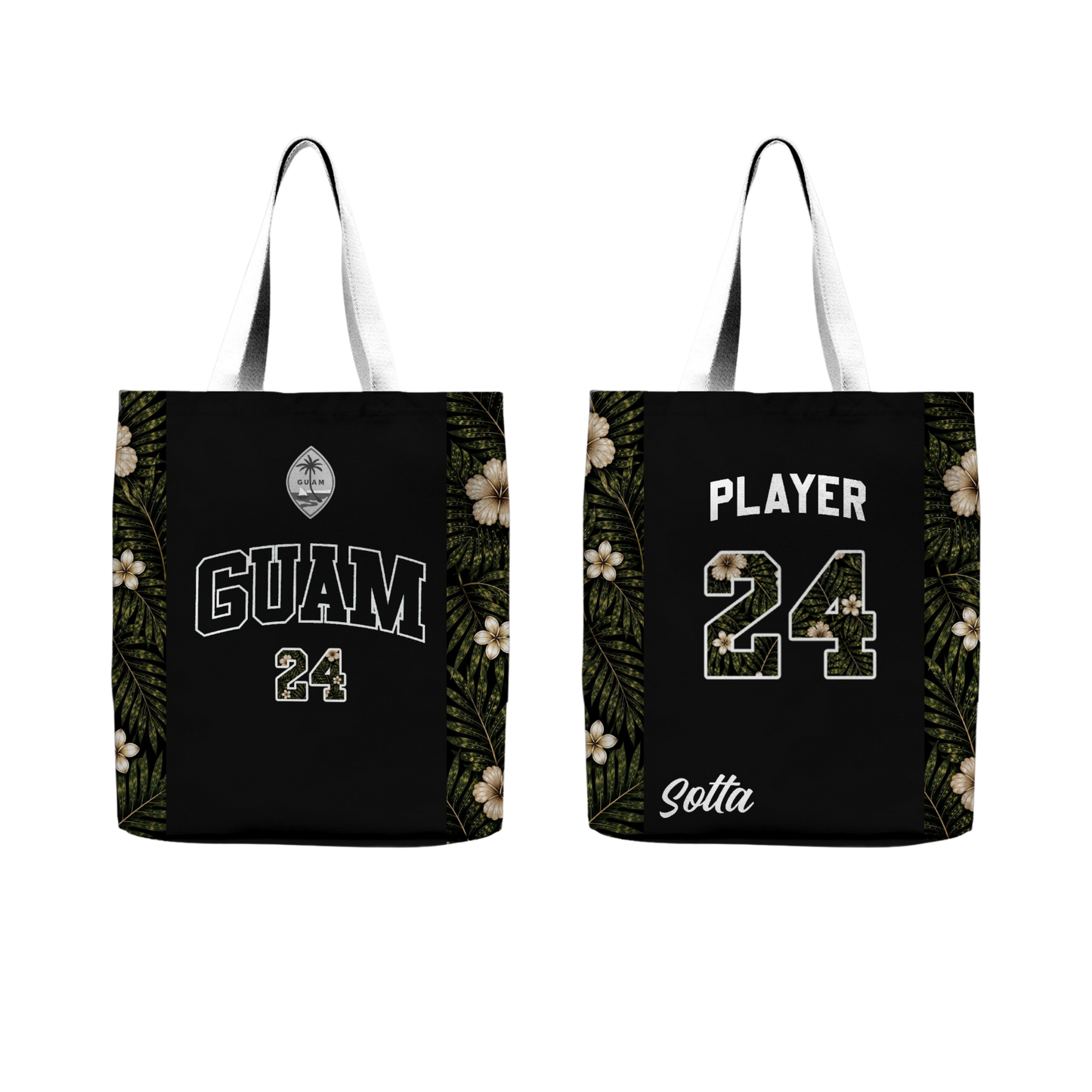 SOTTA SOFTBALL Sublimated Tote Bag Large (Black)
