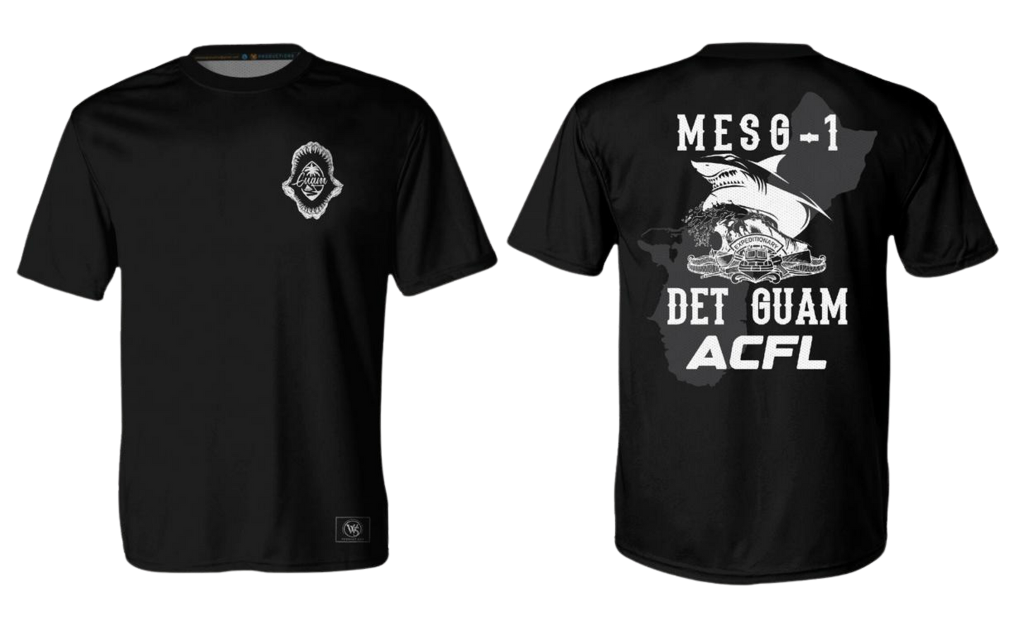 MESG -1 COMMAND FITNESS LEADER Sublimated Men's T-shirt (Black)