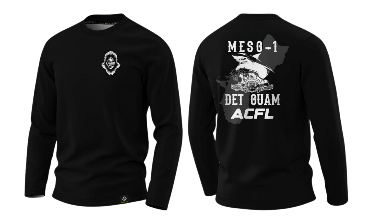 MESG -1 COMMAND FITNESS LEADER Men's Sublimated Long Sleeve (Black)