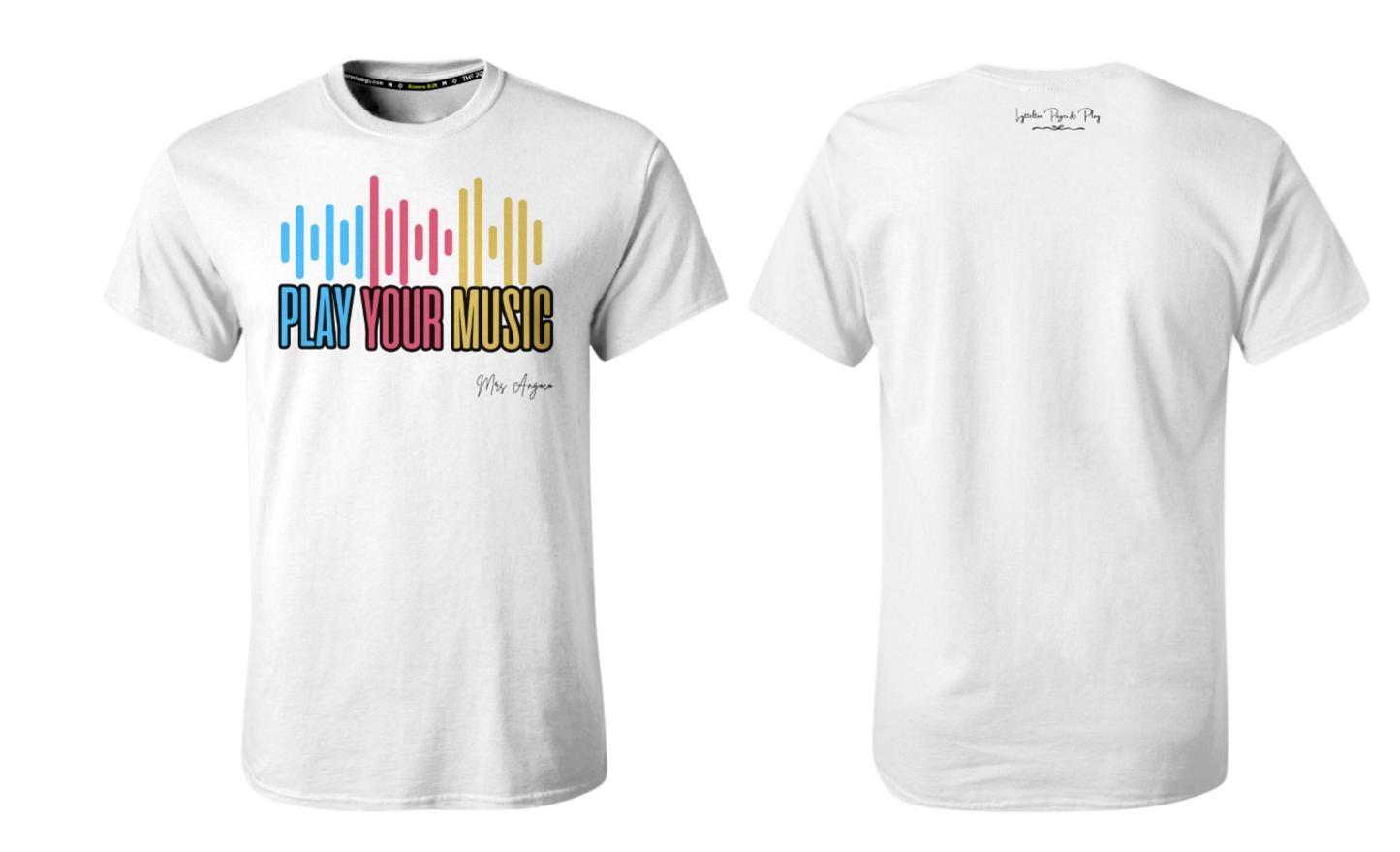 LYTELLTON PAGES & PLAY Screen Print T-shirt (Play Your Music)