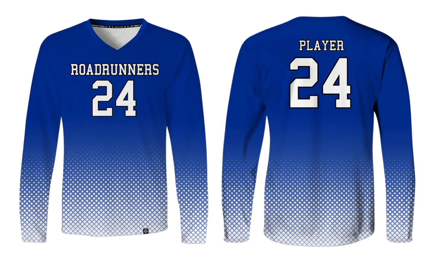 ROADRUNNERS GIRLS VOLLEYBALL (HOME JERSEY) Sublimated Long Sleeve