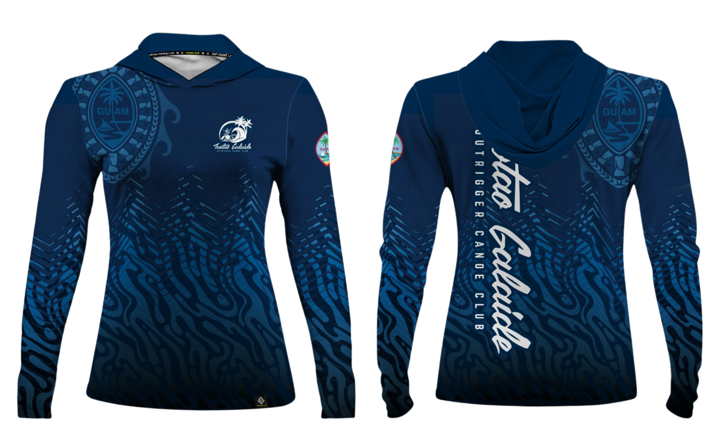 TAOTAO GALAIDE OUTRIGGER CANOE CLUB Sublimated Women's Long Sleeve with Hood