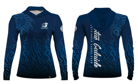 TAOTAO GALAIDE OUTRIGGER CANOE CLUB Sublimated Women's Long Sleeve with Hood