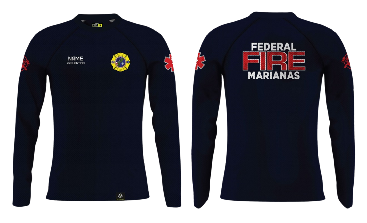 FEDERAL FIRE MARIANAS Sublimated Raglan Long Sleeve (PREVENTION)