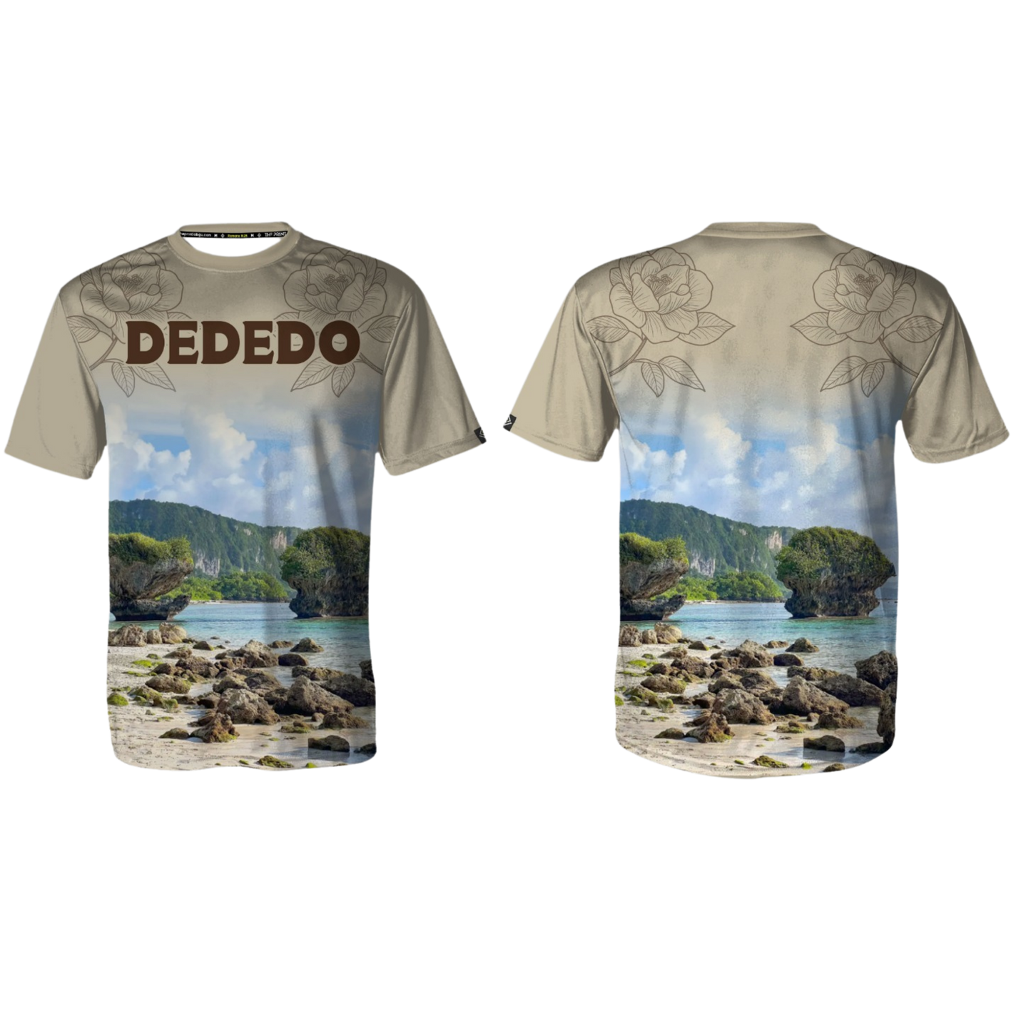 DEDEDO Sublimated Men's T-shirt (Beige)