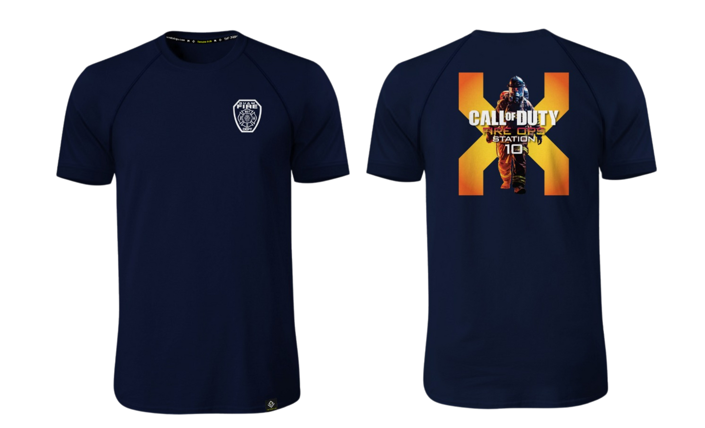 GUAM FIRE DEPARTMENT - Call of Duty - Sublimated Raglan T-shirt