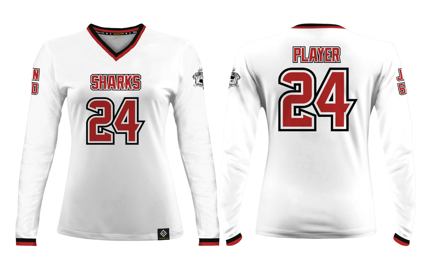 SIMON SANCHEZ FOOTBALL Sublimated Women's Long Sleeve