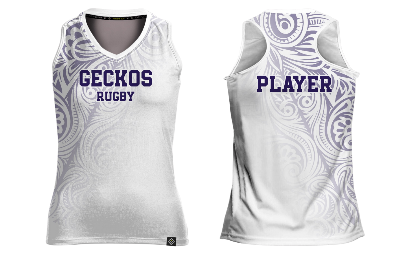 GWHS GIRLS RUGBY Sublimated Women's Racer Back
