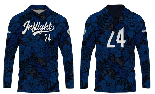 UNITED INFLIGHT Sublimated Men's Long Sleeve with Hood