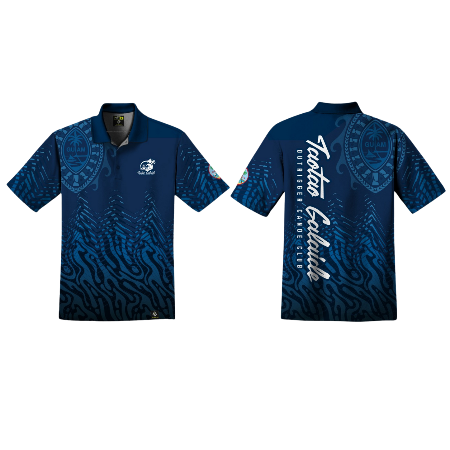 TAOTAO GALAIDE OUTRIGGER CANOE CLUB Sublimated Men's Polo Shirt