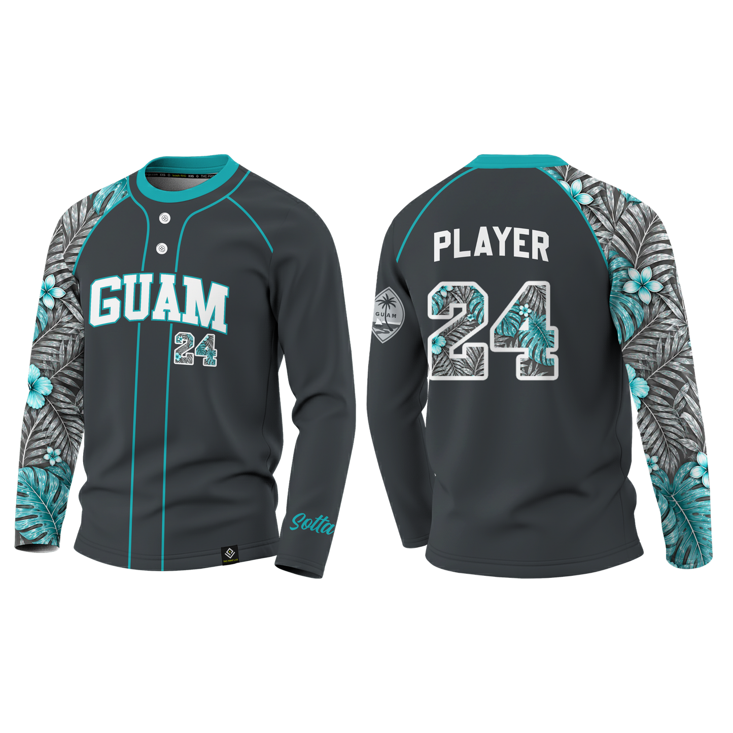 SOTTA SOFTBALL Sublimated Men's Long Sleeve (Gray)