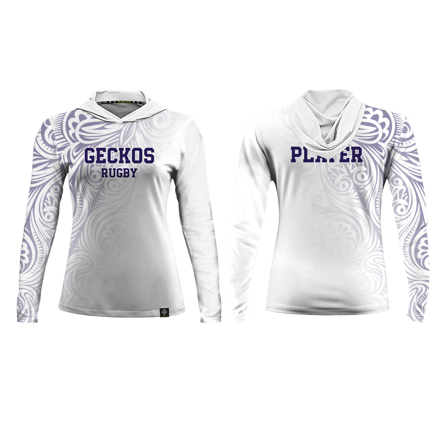 GWHS GIRLS RUGBY Sublimated Women's Long Sleeve with Hood