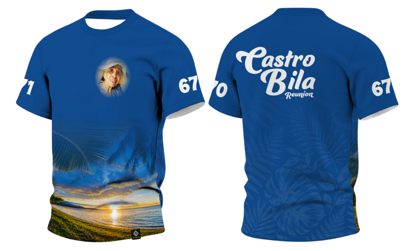CASTRO BILA REUNION Sublimated T-shirt (Cynthia)