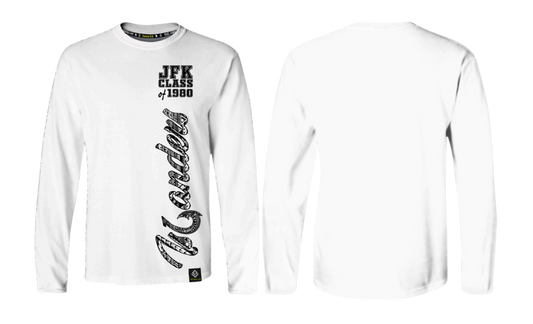 JFK CLASS OF 1980 REUNION Sublimated Men's Long sleeve (White)