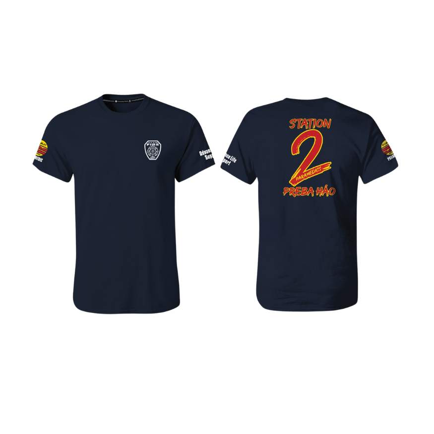 GUAM FIRE DEPARTMENT Screenprint Cotton T-shirt - SINAJANA