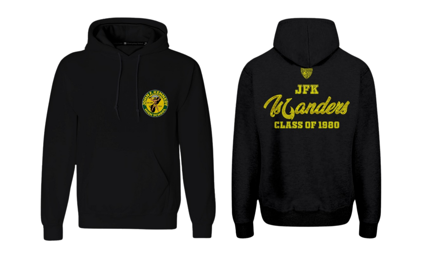 JFK CLASS OF 1980 REUNION Screen print Pullover Hoodie