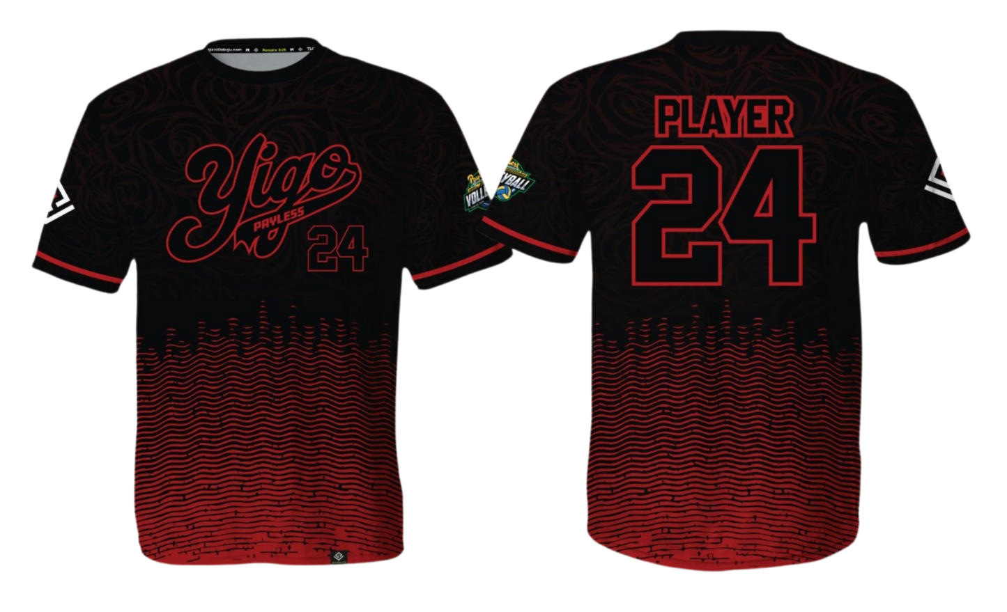YIGO PAYLESS VOLLEYBALL LEAGUE Sublimated Men's T-shirt