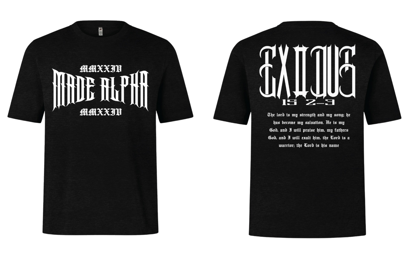 MADE ALPHA Screen Print Oversized Tees