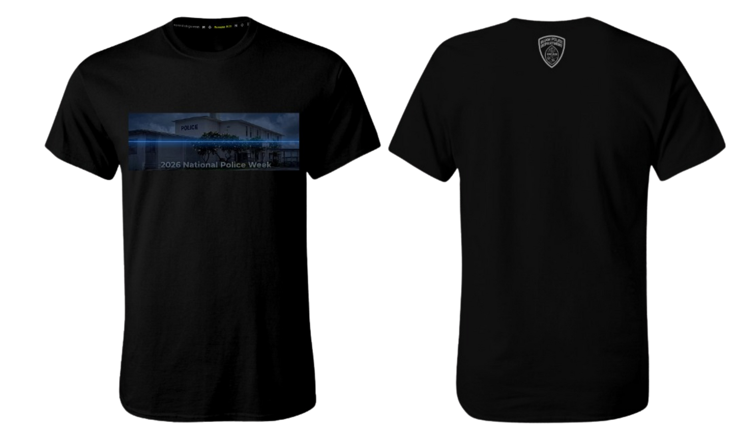 NATIONAL POLICE Screen Print T-shirt